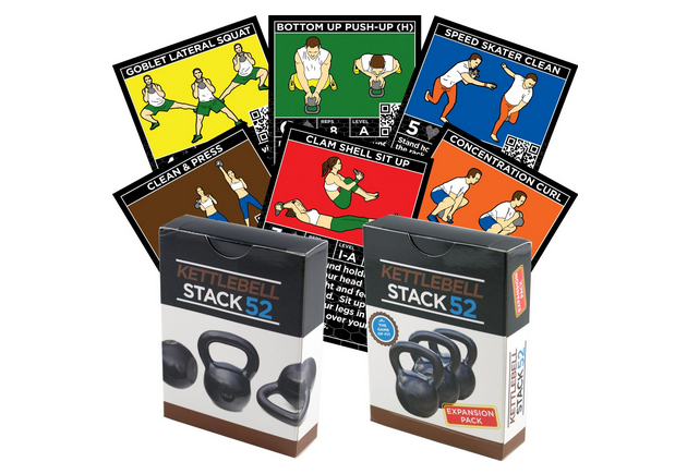 Kettlebell Exercises Cards by Strength Stack 52