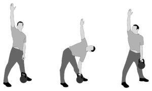 low windmill kettlebell excercise